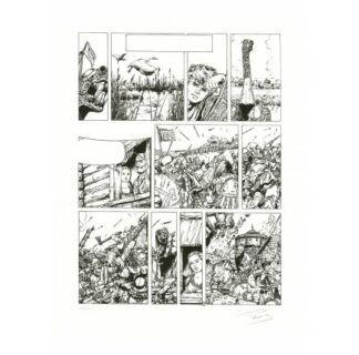 Teng, Shane, Sérigraphie, Fac similé en sérigraphie d'une planche de Shane