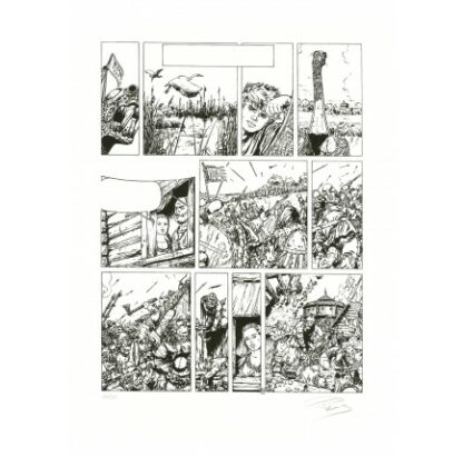 Teng, Shane, Sérigraphie, Fac similé en sérigraphie d'une planche de Shane