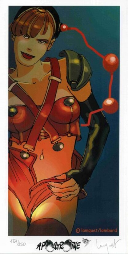 Lamquet, Alvin Norge, Ex-libris offset signé, Avatar