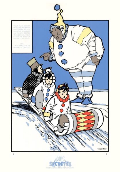 Little Nemo Sérigraphie La luge