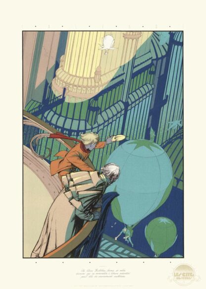 Schuiten, Les Cités Obscures, Sérigraphie, Calvani