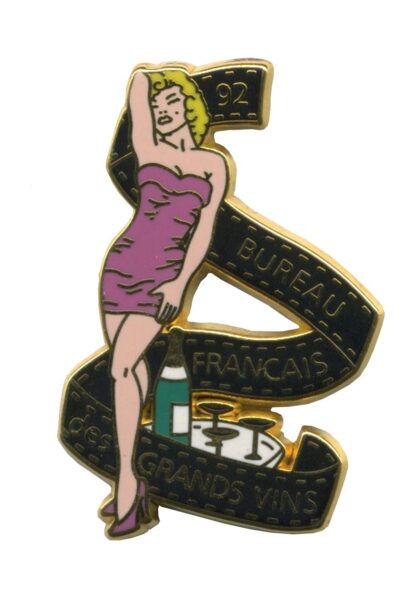Pin-up, Pin's Arthus Bertrand, Robe rose