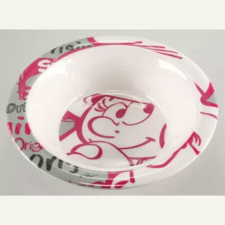 Assiette enfant Schtroumpfette en mélamine Les Schtroumpfs