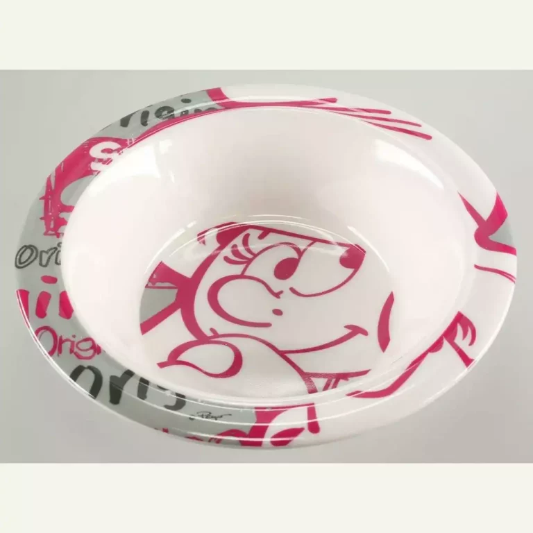 Assiette enfant Schtroumpfette en mélamine Les Schtroumpfs