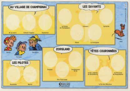 Spirou et Fantasio - Pin's Le présentoir – Édition Atlas