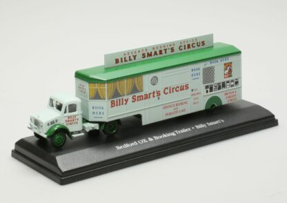 Bedford OX and Booking Trailer, Cirque Billy Smart's, Camion miniature 1/76