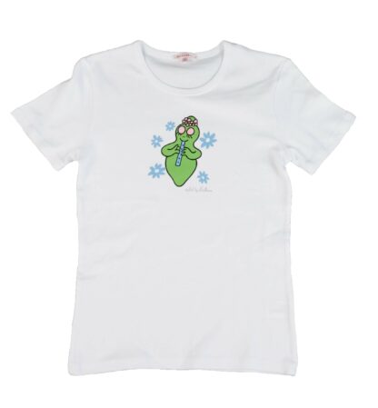 T-shirt Femme Barbapapa Flûte manches courtes blanc