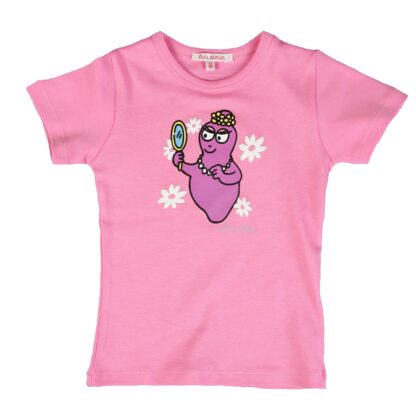 T-shirt Enfant Barbapapa Miroir manches longues lilas