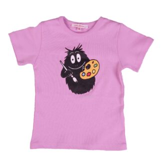 T-shirt Enfant Barbapapa Peintre manches longues lilas