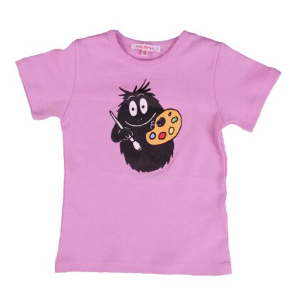 T-shirt Enfant Barbapapa Peintre manches longues lilas