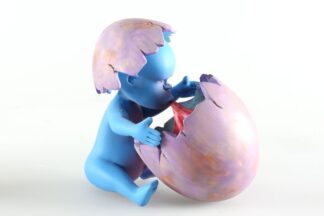 Adiboo bleu, Statuette