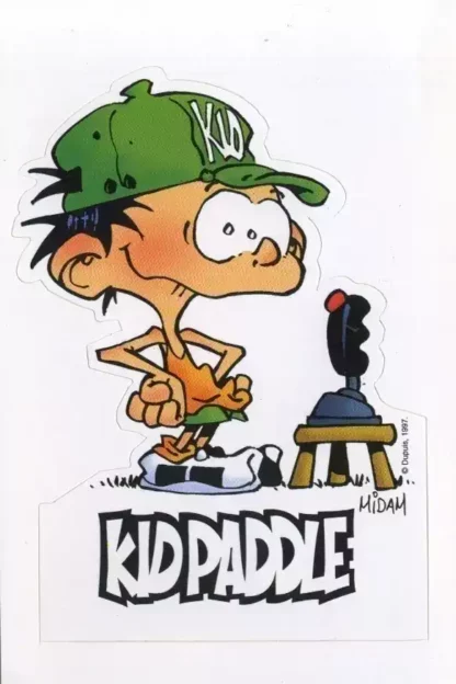 Autocollant Kid Paddle Dupuis 1997 par Midam