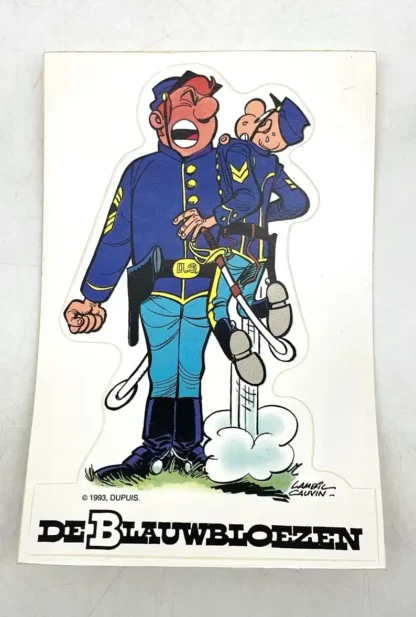 Autocollant Les Tuniques Bleues Dupuis 1993 De Blauwbloezen version néerlandaise