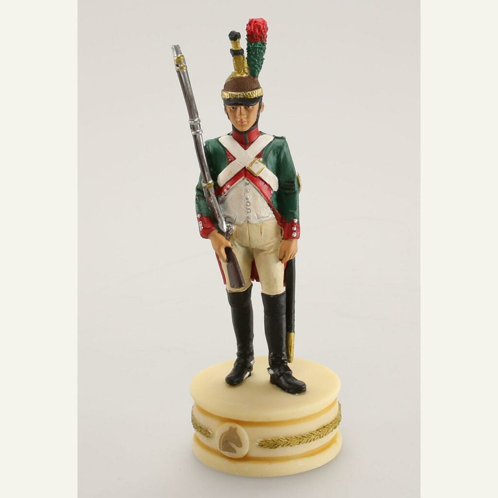 Napoléon à cheval, Prise d'Augsbourg ,1805, Figurine en métal 1/32