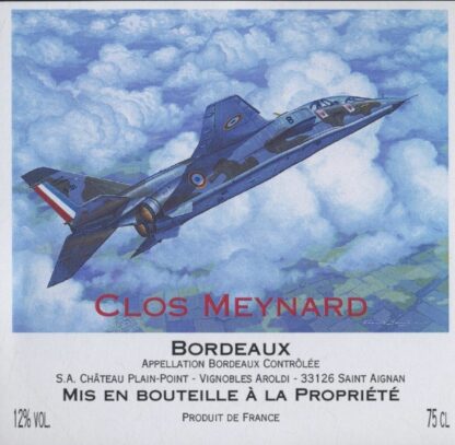 Buck Danny, Bergèse, Etiquette de vin, Chasseur, Clos Meynard