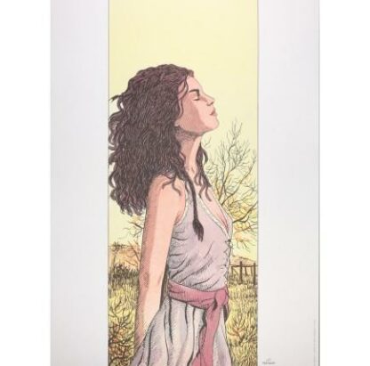 Servais, Affiche Offset, La Mémoire des Arbres, Femme