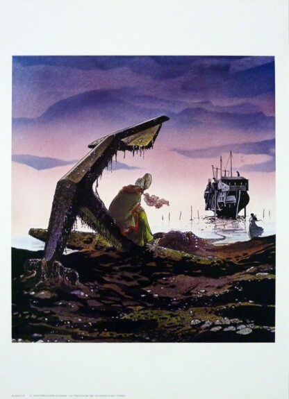 Le Ponton : Affiche offset par Bourgeon