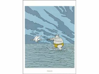 Le Chat de Geluck Le Ski nautique Affiche offset