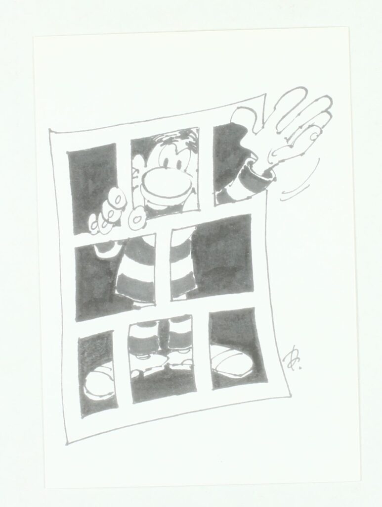Carte Postale BD : Bobo par Deliège