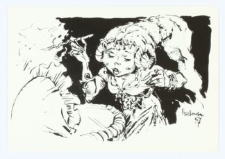 La fée... par Hausman : Carte postale BD