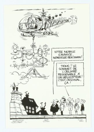 Carte Postale BD : Benjamin par Hachel