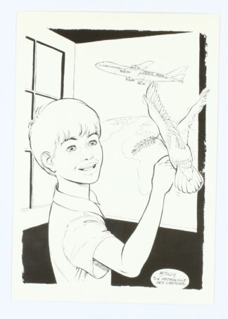 La patrouille des Castors par Mitacq : Carte postale BD