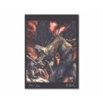 Dim D, Le seigneur d'ombre, Ex-libris signé, Guérrier et Dragon