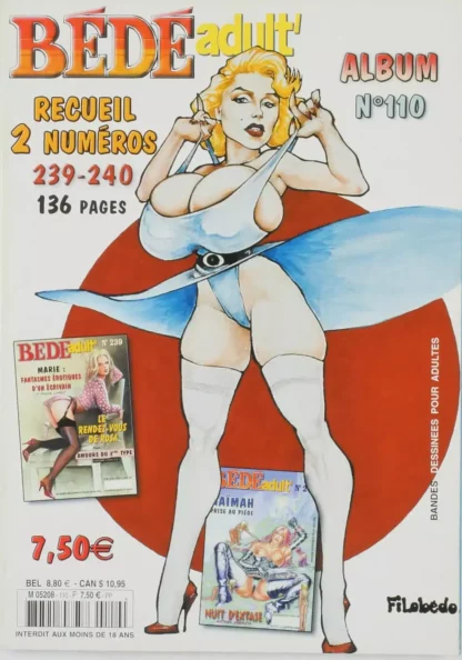 Bédé Adult Album n°110 BD adulte