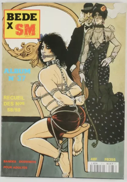 BD adulte Bédé X n°37 recueil 58 59