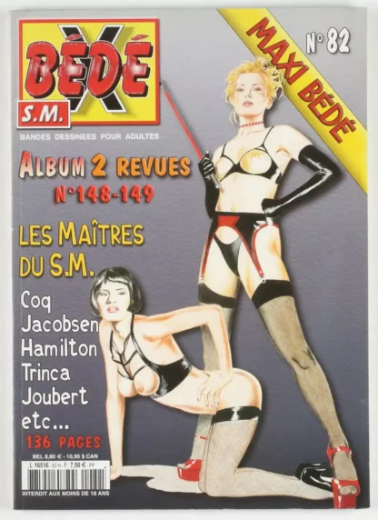 BD adulte Bédé X n°82 recueil 148 149