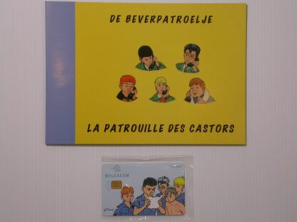 La patrouille des Castors Carte de téléphone Belgacom