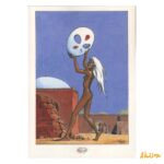 Odrade, Ishum, Ex-libris offset, Le masque