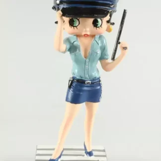 Statuette Betty Boop agent de police résine