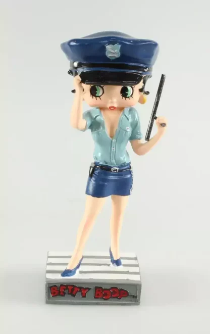 Statuette Betty Boop agent de police résine