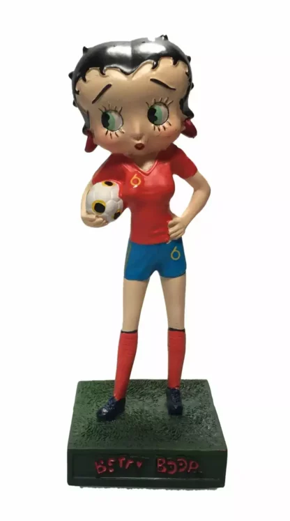 Statuette Betty Boop résine Football Espagne