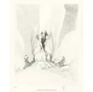 Lithographie signée Paradis Perdu Alberto Varanda