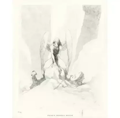 Lithographie signée Paradis Perdu Alberto Varanda