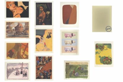 Portfolio regroupant 11 affiches signées ( Beb Deum - Truong - Walter Minus - Usdin- Maja- Blondon - Fortier - Monet - Voutch - Roca - Benoit Jacques)