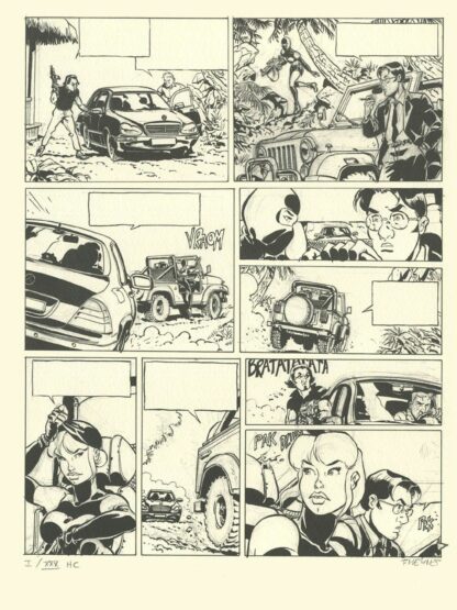 Meynet, Tatiana K, Affiche offset signée, Fac-similé de planche originale