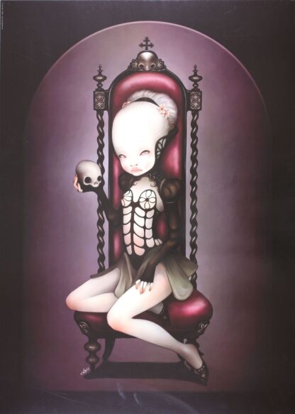 Lostfish, Alice à travers le miroir, Affiche offset, Gothic Shakespeare