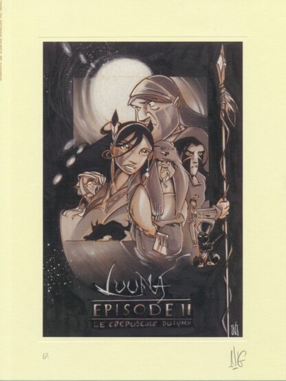 Keramidas, Luuna, Affiche offset signée, Episode II