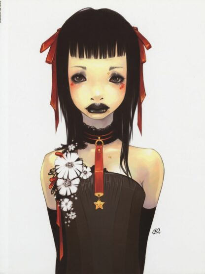Lostfish, Affiche offset, Fille au collier