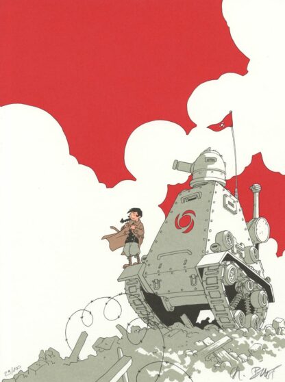 Buchet, Sillage, Sérigraphie signée, Le tank