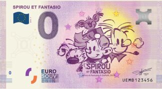 Spirou et Fantasio Billet 0€ Euro Souvenir Franquin
