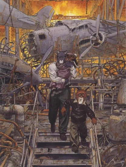Affiche offset Blacksad Arctic Nation Juanjo Guarnido