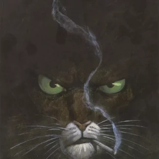 Affiche offset Blacksad Cigarette fumante Juanjo Guarnido