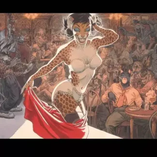 Affiche offset Blacksad Jazz’n fun’s club Juanjo Guarnido