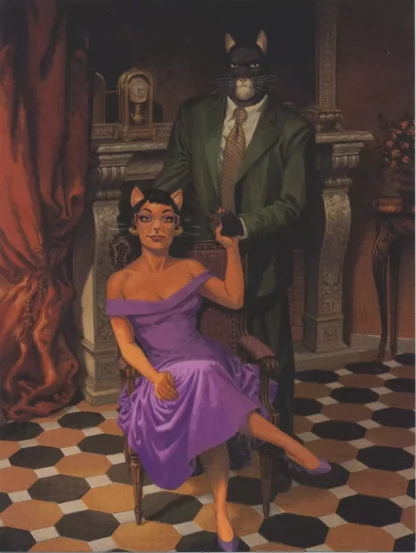 Affiche offset Blacksad John et Alma Juanjo Guarnido