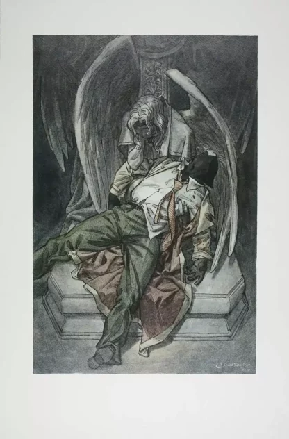 Affiche offset Blacksad Le caveau Juanjo Guarnido
