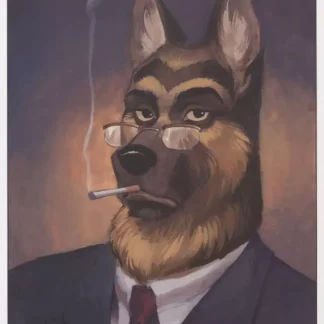 Affiche offset Blacksad Smirnov Juanjo Guarnido